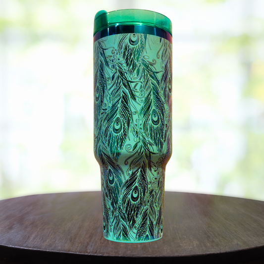 40oz Peacock